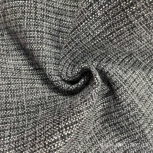 430GSM Polyester linen like plain yarn dyed sofa fabric
