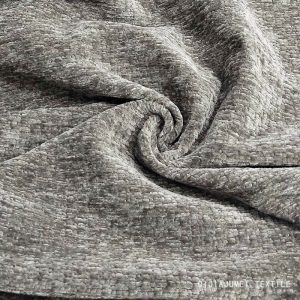 420GSM Geometric Plush Jacquard Polyester Chenille Fabric