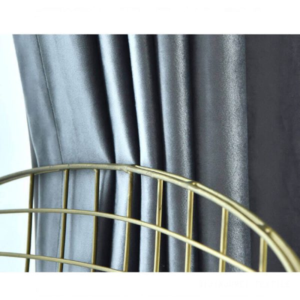 275GSM Shiny100 polyester knitted fabric shinny Italy velveteen drapery fabric