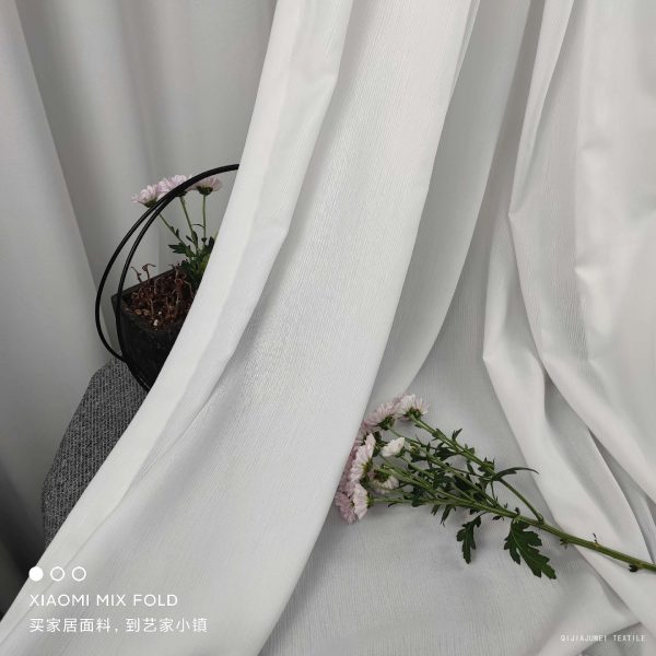 94GSM Solid color curtain fabric voile
